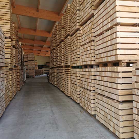 Hauptprodukt Zuschnitt verschiedener Holzsorten Saegewerk Selle